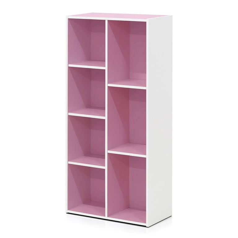 Furinno, 7-Cube Reversible Open Shelf, 11048, White/Pink - Walmart.com