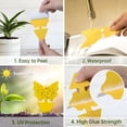 thumbnail image 4 of JHdrYfe 36 Pack Fruit Fly Traps for Indoors,Gnat Traps for House Indoor,Sticky Traps for Mosquito and Flying Insects,Bug Pest Insect Catcher for Houseplant, 4 of 9