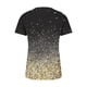 thumbnail image 3 of Tops Cortos para las Mujeres Impresas Blusas Botón Camiseta Manga Corta Cuello en V, Top de Moda para Primavera Verano, 3 of 5
