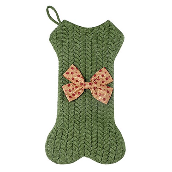 Increase Atmosphere Home Decor Large Opening Store Candy And Gift Big Size Bow-knot Bone Shape Christmas Candy Bag Christmas Gift