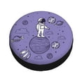 thumbnail image 3 of XMXY Astronauts Purple Planet Spare Tire Cover, Universal Waterproof Cover for Jeep RV Tire Wheel Protection, 15 inch, 3 of 8