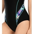 thumbnail image 5 of Women's Print Unitard Athletic Swimwear Racerback One Piece Swimsuit, 5 of 7