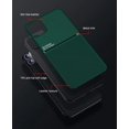 thumbnail image 4 of SHERVIN Slim Leather Magnetic Texture Slim Matte Back Phone Cove Cases For iPhone 13 Pro Max (Blue), 4 of 8
