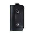 thumbnail image 1 of PU Leather Car Key Chain Keys Holder Pouch Case Organizer Bags For Car Accessories Black, 1 of 4