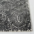 thumbnail image 4 of SAFAVIEH Micro-Loop Marvyn Medallion Area Rug, Ivory/Black, 8' x 10', 4 of 9