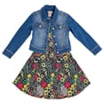 thumbnail image 1 of Vestido con Campera de Jean Squeeze Azul Floral Talle M, 1 of 1