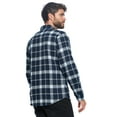 thumbnail image 3 of Ashford & Brooks Mens Flannel Button Down Plaid Long Sleeve Casual Shirt, 3 of 5