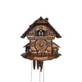 thumbnail image 1 of Cuckoo Clock Black Forest house with moving beer drinkers, 1 of 1