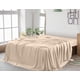 thumbnail image 4 of Sábana plana Utopia Bedding de microfibra cepillada suave, tamaño king beige, 4 of 6