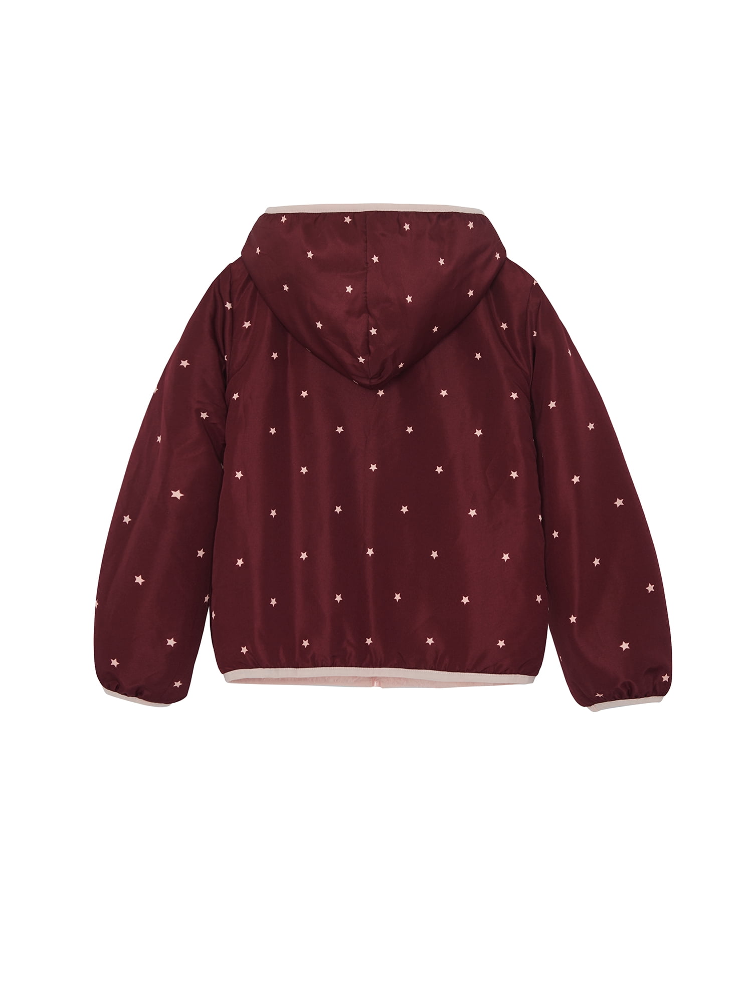 Wonder Nation Toddler Girl Faux Fur Reversible Jacket, Sizes 12M-5T
