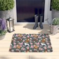 thumbnail image 2 of Cute Boxer Dog and Flowers Florals Flannel Non Slip Door Rugs,Washable Door Mats Indoor,Decorative Door Mats,Dirt-Resistant and Absorbent Doormat for Entrance,Bedroom,Kitchen,Bathroom,23.5"x16", 2 of 5