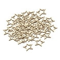 thumbnail image 3 of 100 piezas de estrellas huecas de madera sin terminar, adornos de madera, formas de estrellas para 3 cm, 3 of 9