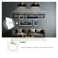 thumbnail image 2 of Single Fire Smart Wall Switch No Neutral Wire Needed Wireless Tuya Remote Control Work With Alexa RF433 White ,Trusted and Reliable, 2 of 6