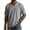 Gray-10316aa, variant on Men Corduroy Shirt V Neck Ribbed Mens Shirts Short Sleeve Summer Sport Running Big and Tall Jersey Shirts for Men Blue XXL