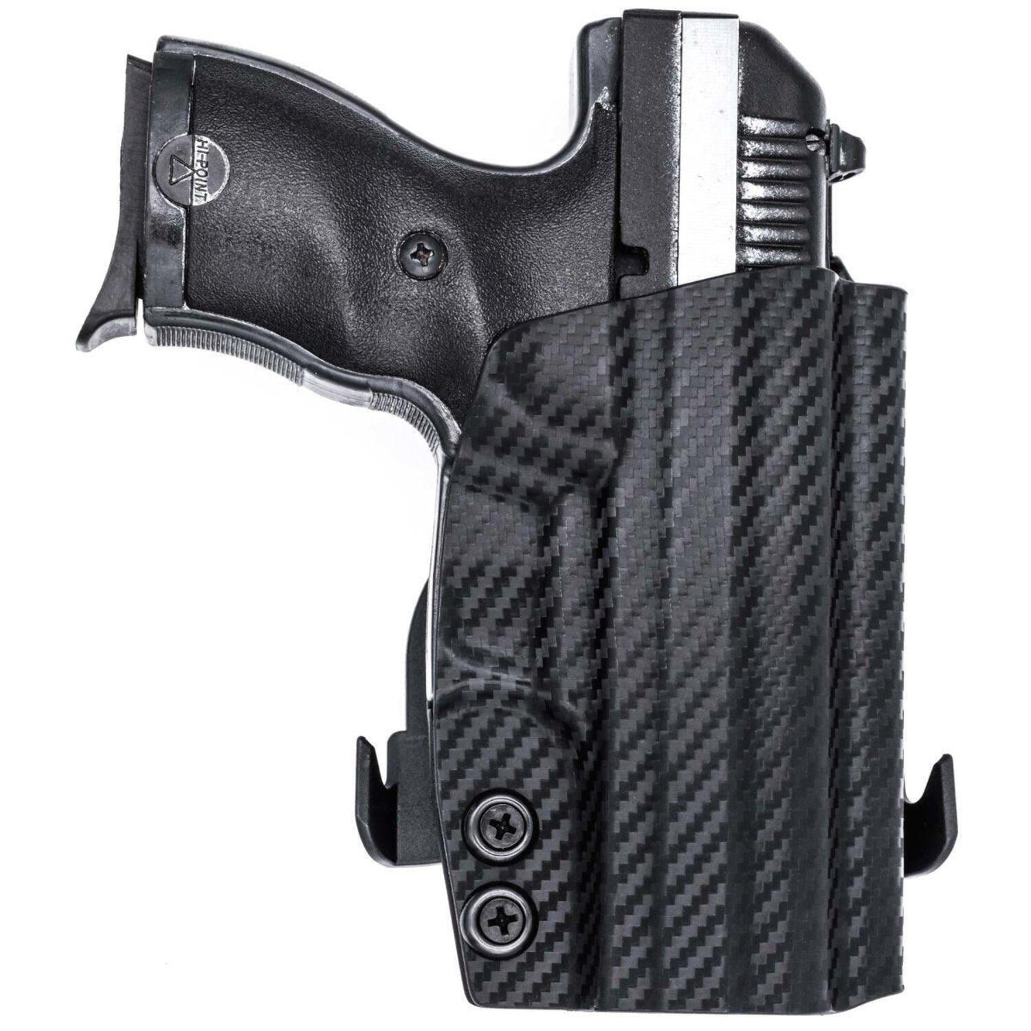 Hi-Point C9 Paddle Holster Carbon Fiber Black / Right Hand by Rounded Gear