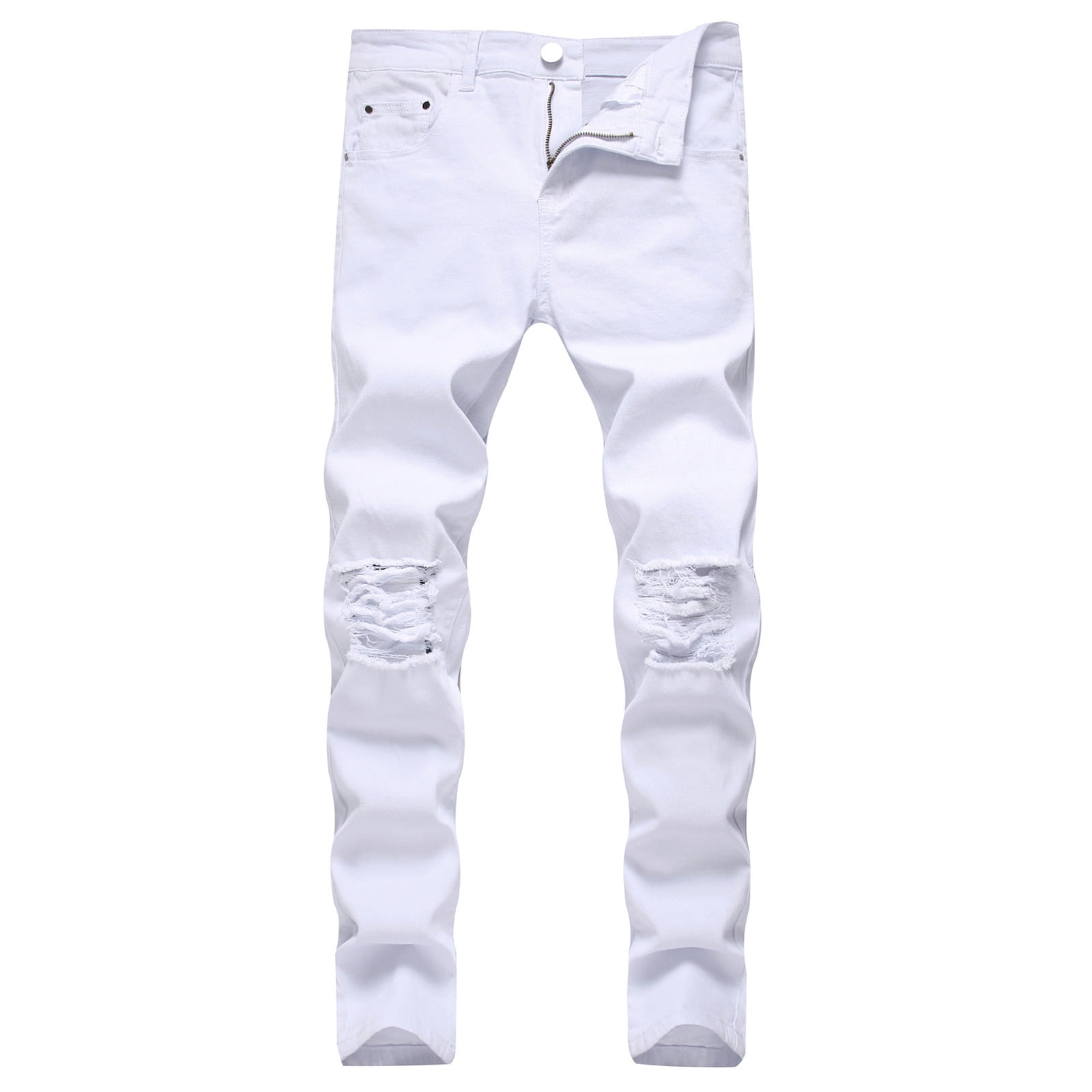 Aoochasliy Mens Jeans Clearance Reduced Price Men's New Tight-fitting ...