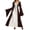 Brown, variant on Hurxie Women's Renaissance Medieval Dress - Lace-Up Bell Sleeve Costume for Halloween, Stage & Cosplay