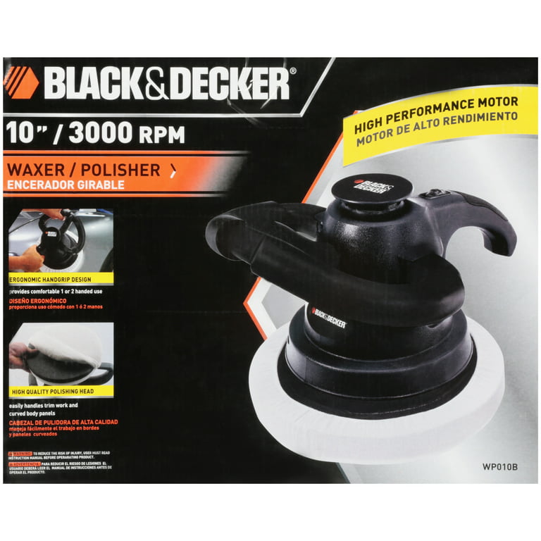 Buy Black+Decker WP900 Random Orbit Waxer/Polisher, 0.5 A, 4400