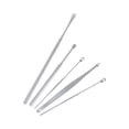 thumbnail image 4 of Unique Bargains 5 Pcs Single-spiral Earwax Cleaning Tool Kit Silver Tone, 4 of 6