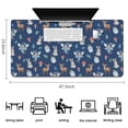 thumbnail image 5 of Long Mouse Pads for Desk,Dark Blue Princess Fairy Forest Pattern Desk Mats on Top Of Desks, Desk Mouse Pad Extra Large with 3mm Non-Slip Base and Stitched Edge for Gaming,Office,Work,Home 47.3"x23.6", 5 of 6