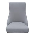 thumbnail image 2 of protectoras para sillas, protectoras para sillas, impermeable, lavable, suave, funda de asiento, silla de comedor, silla razos, Gris claro BLESIY Protector de asiento, 2 of 8