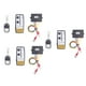 thumbnail image 1 of Kit de control remoto del cabrestante interruptor de control remoto del cabrestante universal 3 piezas antiinterferencias de alta sensibilidad para SUV ANGGREK Otros, 1 of 8