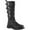 Black, variant on Men's Demonia Bolt 425 Knee High Combat Boot