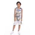 thumbnail image 6 of Jurassic World Boys Character Graphic Basketball Jersey and Shorts Set, 2-Piece, Sizes 4-12, 6 of 17