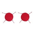 thumbnail image 2 of Guardoinrt 1/2/3/5 Profitez du Confort et de la Durabilité du Coussin de Chaise Rond Doux et Confortable Rouge Terne 2 Pcs, 2 of 6