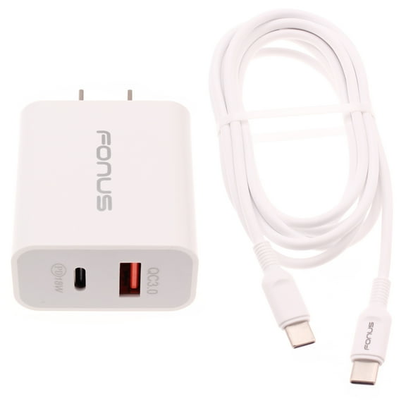 Fast Type-C 36W PD Home Charger for Galaxy S22/Ultra/Plus - 6ft Long Cable USB-C Power Cord QC3.0 Adapter Wall AC Plug Compatible With Samsung Galaxy S22/Ultra/Plus