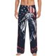 thumbnail image 1 of Fotbe Bulldog with Forest Flag Pantalones de Pijama para Hombre, Pantalones de Dormir, Pantalones de Casa con Cintura Ajustable y Bolsillos-Large, 1 of 6