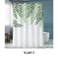 thumbnail image 2 of Inteprter Cortinas de baño blancas asequibles, fáciles de limpiar e instalar, cortina de ducha moderna para baño, cortinas de ducha elegantes Juegos de accesorios de baño YL347-7 180 cm * 180 cm, 2 of 6