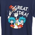 thumbnail image 3 of The Cat in the Hat - Great Idea - Women's Short Sleeve Graphic T-Shirt, 3 of 5