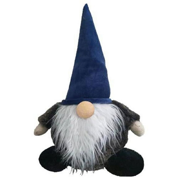 Petlou 19" Blue Gnome Squeaky Dog Toy