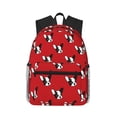 thumbnail image 1 of Disketp Bulldog Red Mochila Ligera Clásica con Múltiples Bolsillos, Mochila Casual para Hombre y Mujer, Ideal para Escuela, Trabajo y Viajes, 1 of 6
