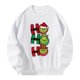 thumbnail image 1 of Hombres Mujeres Sudadera con cuello redondo Sin capucha Tops de moda para el trabajo Otoño Salir Blanco Yuyangstore Sudaderas con cuello redondo, 1 of 8