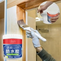 JLFNYA Transparent Waterproof Glue, Bathroom Caulk, Waterproof Caulk, Transparent Adhesive, Silicone Bathroom Caulk, Shower Caulk, Suitable for Indoor, Outdoor, Bath, Shower, Sink, Window, Wall