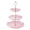 Pink, variant on Cupcake Stand,Dessert Stands, 3 Tier Serving Tray, 3-Layer 14x12x10 In Dessert Tower for Parties, Weddings, Tea Parties & Living Room