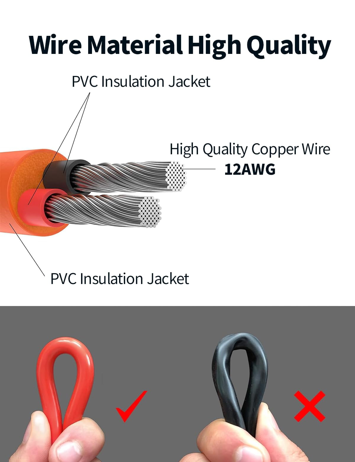 CoolStuff10FT Solar to XT60 Connector Charge Extension Cable 12AWG 3M,M-C-4 to XT60 Adapter Solar Cable for ECOFLOW RIVER & DELTA Series Portable Power Station,Solar Generator,RV Foldable Solar Panel