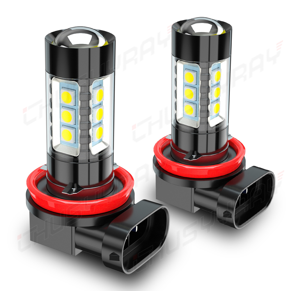 For Ford Focus 2012 - 2018 LED Headlights High Low Beam Fog Light Bulbs Kit H1 + H11 6000K White 6x