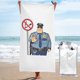 thumbnail image 1 of Me quedo con la toalla de playa de microfibra para mujer, novia, esposa, policía, divertida y sexy, para desfiles, natación, yoga, mujeres y hombres, 1 of 4