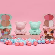 KimChi Chic Teddy Kim Palette - 17 Playful Eyeshadows, 2 Blushes, 2 Highlighters, Cruelty Free Makeup Palette, Boyfriend Mint 1.09 oz