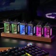 thumbnail image 2 of DIY Tube Clock under $5! CQCYD Tube Clock DIY Desktop Decor, Retro Nixie Tube Style Digital Clock, Gaming Desk Accessory, Unique Gift for Gamers, Tech Lovers, 2 of 5
