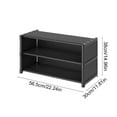 thumbnail image 3 of AuroraX Shoe Rack Dustproof 4 Tier Cabinet Shoe Rack Organizer Corner Sturdy Space-Saving Free Standing Vertical Minimalist Stylish Shoe Storage Organizer for Closet,Entryway,Door, 3 of 6