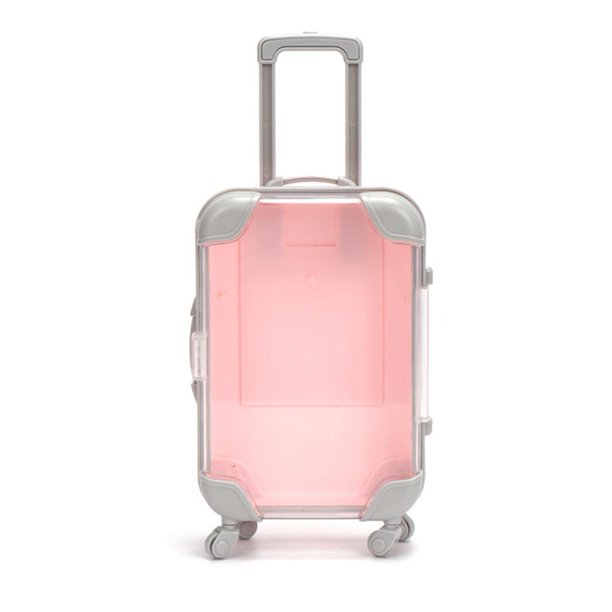 Mini creative movable suitcase storage box, simulated storage, luggage