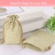 thumbnail image 5 of Bolsas de Yute Uxcell con Cordón, Sacos de Favor, Bolsas de Joyería para Regalos, Beige Gris, 5 of 7