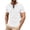 White, variant on UVEASISHA Mens Waffle Knit T Shirts Lace Up V Neck Short Sleeve Henley Shirt Regular Fit Stylish Summer Tees Breathable Casual Collarless T-Shirt Khaki XL