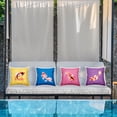 thumbnail image 2 of Stupell Industries Vibrant Colorful Koi Fish 4 Piece Outdoor Printed Pillow Set design by Yvette St. Amant, 18 x 7 x 18, 2 of 6