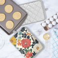 thumbnail image 5 of Yayeee Pot Holders Kitchen Heat Resistant with Pockets 7"x9.8" Cotton Oven Cooking Hot Pads, Red Flowers Pattern, 5 of 7