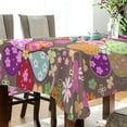 thumbnail image 3 of Coolnut Easter Eggs Cute Flowers Tablecloth Rectangle Colorful Table Cloth Large Square Table Cover for Dining Kitchen Party 60"x120" Decor Gift, 3 of 7
